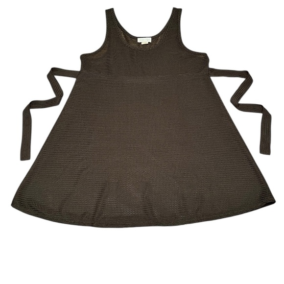 Jordan Taylor Black Tie Back Knit Swim Coverup Size XL - Picture 1 of 9